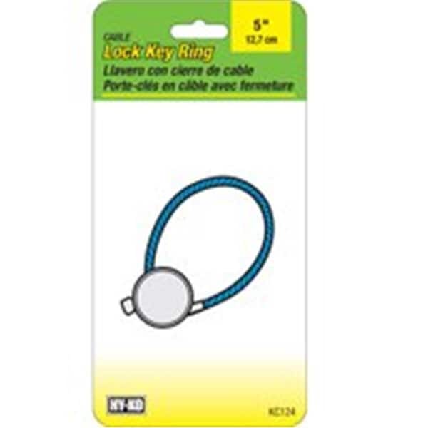 Hy-Ko Products KC124 Cable Key Ring HY386580 - main